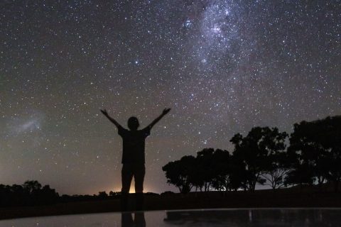 ワディ円湖・みなみじゅうじ座リフレクション