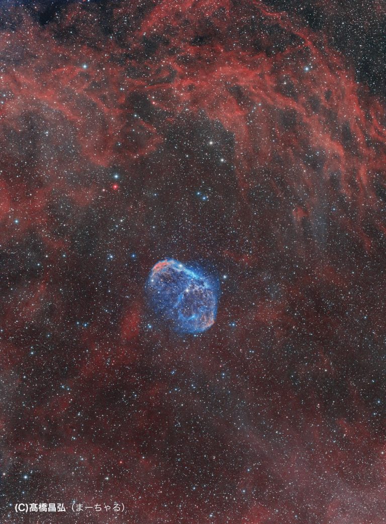 NGC6888クレセント星雲/ナローバンド撮影