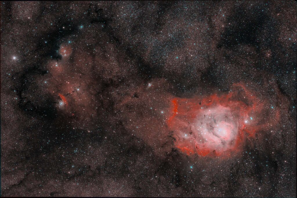 M8干潟星雲と猫の手星雲