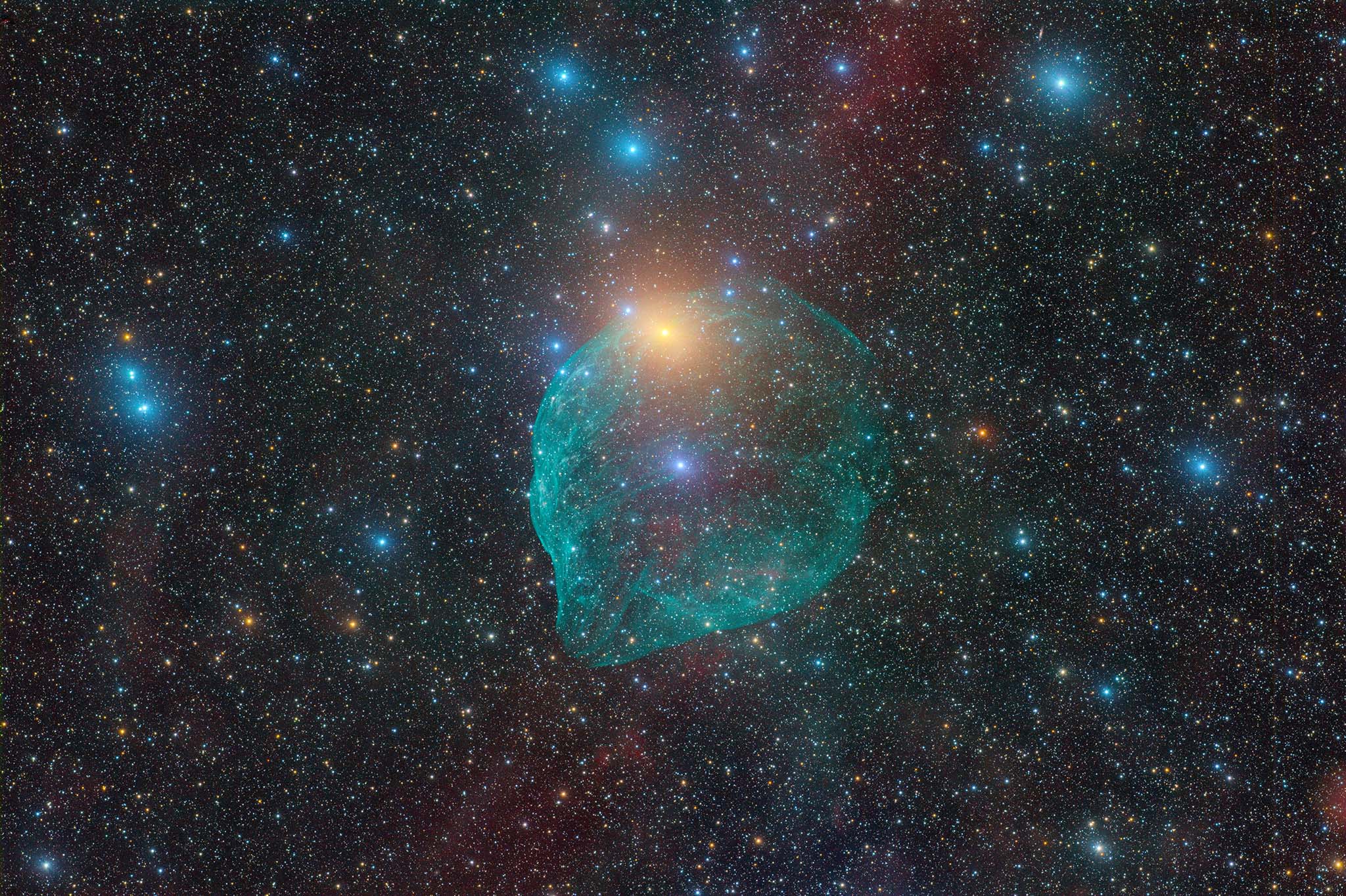 Sh2-308ドルフィンヘッド星雲
